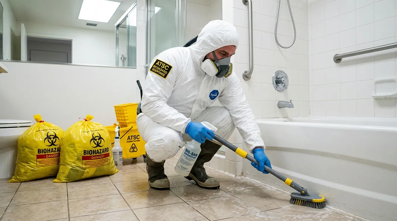 Decontamination equipment deployed for Blood Cleanup in Teaneck